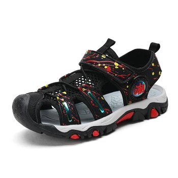 2019 New Style Kids Sandals Boys Beach Sandal Shoes Mesh Breathable Children's Outdoor Sport Sandals Close Toe Anti Slippery
2019 New Style Kids Sandals Boys Beach Sandal Shoes Mesh Breathable Children's Outdoor Sport Sandals Close Toe Anti Slippery