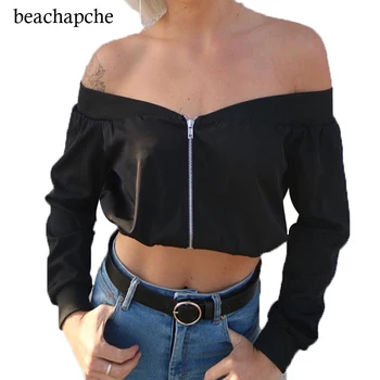 Women Fashion Slash Neck Jacket Zipper Black Cropped Casaco Feminino Slim Bomber Jacket Autumn Basic Jacket Coat Outwear
Women Fashion Slash Neck Jacket Zipper Black Cropped Casaco Feminino Slim Bomber Jacket Autumn Basic Jacket Coat Outwear