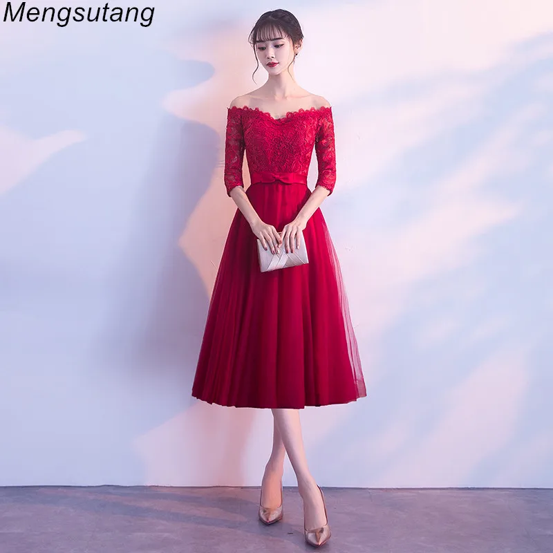 Robe de soiree Tea-Length A-Line Off Shoulder Strapless lace up Elegant evening Dresses vestido de festa Party Dress Prom Dress
Robe de soiree Tea-Length A-Line Off Shoulder Strapless lace up Elegant evening Dresses vestido de festa Party Dress Prom Dress