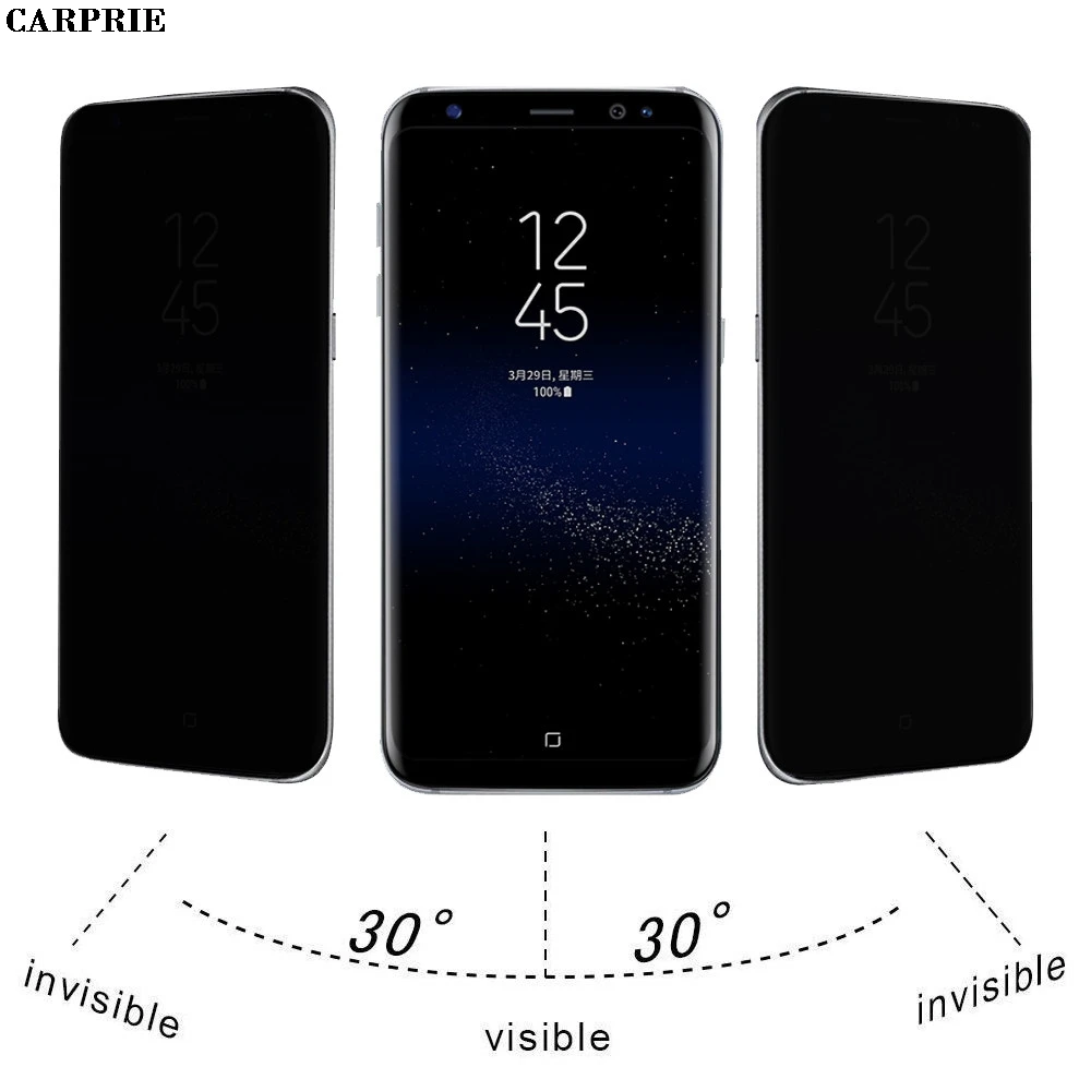 CARPRIE For Samsung Galaxy S8 Privacy Full Screen Protector Anti-Spy Tempered Glass Replacement Men Women Drop Shipping
CARPRIE For Samsung Galaxy S8 Privacy Full Screen Protector Anti-Spy Tempered Glass Replacement Men Women Drop Shipping