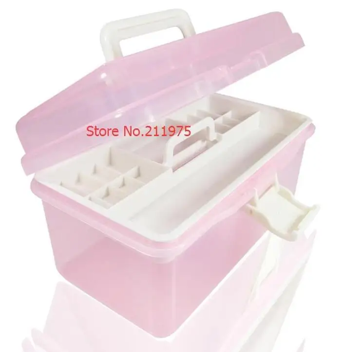 Multi Plastic Empty 2 layer Storage Case Box Nail Art Craft Makeup Collection BEMLP
Multi Plastic Empty 2 layer Storage Case Box Nail Art Craft Makeup Collection BEMLP