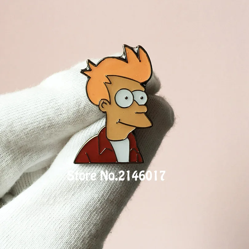 50pcs Futurama Fry Pin Brooch Crafts New Arrival Meme Lapel Pins 28mm Soft Enamel Epoxy Custom Making Metal Badges
50pcs Futurama Fry Pin Brooch Crafts New Arrival Meme Lapel Pins 28mm Soft Enamel Epoxy Custom Making Metal Badges