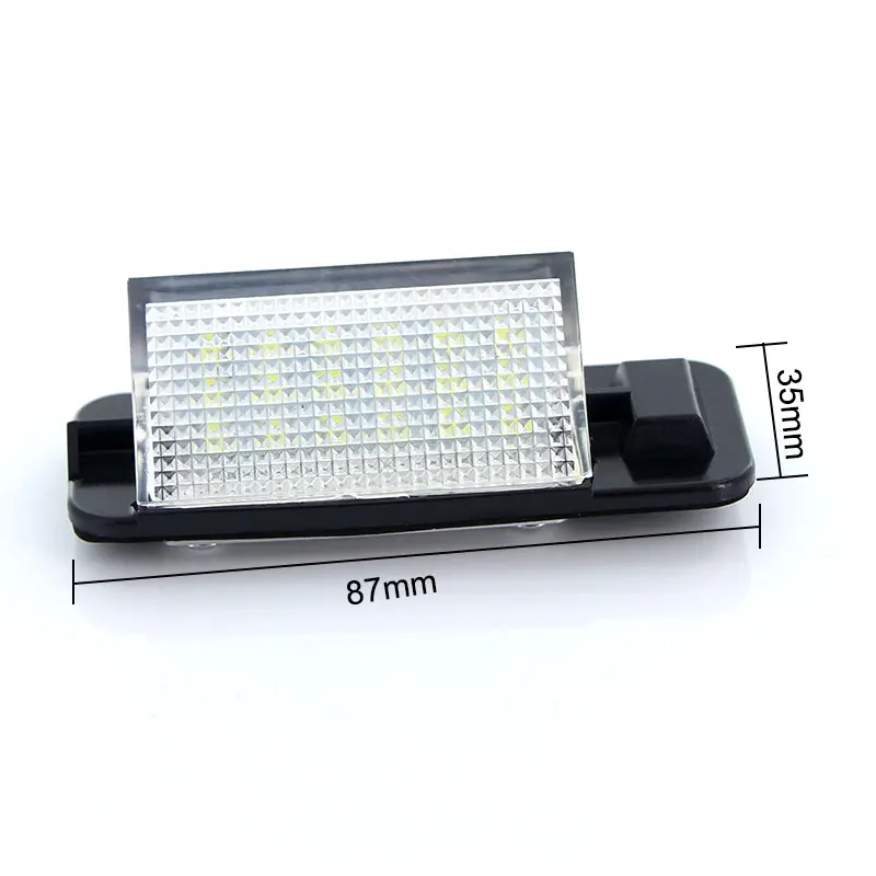benz-led-license-plate-size