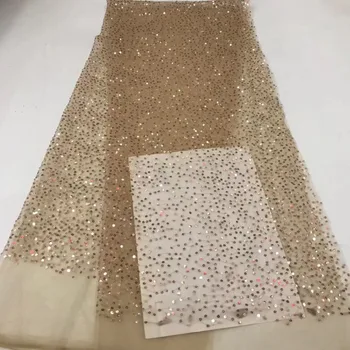 2019 high quality sequence French Nigerian sequins net lace,African tulle mesh sequence lace fabric for dress 5yards/lot
2019 high quality sequence French Nigerian sequins net lace,African tulle mesh sequence lace fabric for dress 5yards/lot
