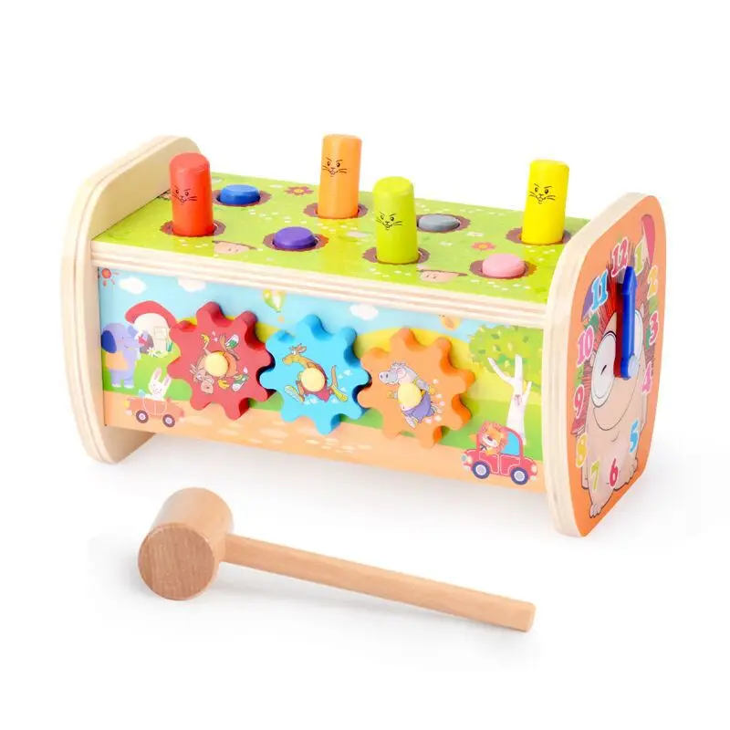 Wooden Sport Toys Hammer Beating Hit Gophers Hand Eye Coordination Training Game for Children and Adult
Wooden Sport Toys Hammer Beating Hit Gophers Hand Eye Coordination Training Game for Children and Adult