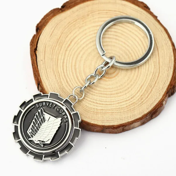 HSIC JEWELRY Attack on Titan 360 Degree Rotatable Keychain Shingeki no Kyojin Cosplay Anime Keychain Wings of Liberty Key Rings
HSIC JEWELRY Attack on Titan 360 Degree Rotatable Keychain Shingeki no Kyojin Cosplay Anime Keychain Wings of Liberty Key Rings