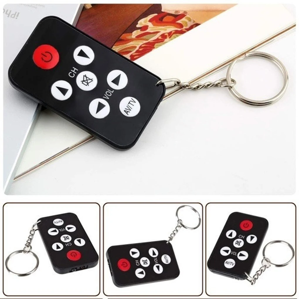 Mini TV Universal Remote Control Square Thin Black Portable Keychaing Keyring TV Controller
Mini TV Universal Remote Control Square Thin Black Portable Keychaing Keyring TV Controller