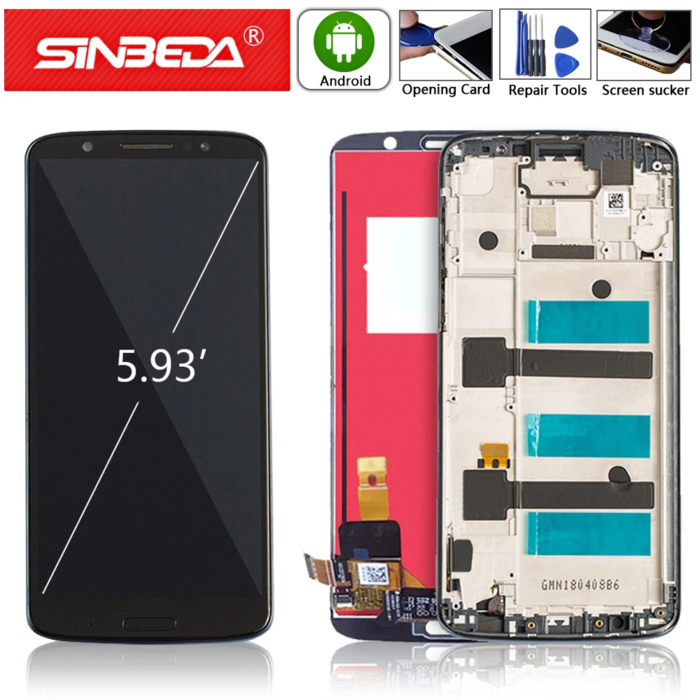 5.9" For Motorola Moto G6 Plus XT1926 LCD Display Touch Screen Digitizer with Frame For Moto G6 Plus Display Replacement XT1926
5.9" For Motorola Moto G6 Plus XT1926 LCD Display Touch Screen Digitizer with Frame For Moto G6 Plus Display Replacement XT1926