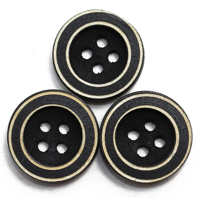 ZIEENE 10PCs 50PCs 100PCs Black Round Laser Bicyclo Wooden Buttons 15mm Sewing Crafts Scrapbooking For Shirt Handmade 4 Holes
ZIEENE 10PCs 50PCs 100PCs Black Round Laser Bicyclo Wooden Buttons 15mm Sewing Crafts Scrapbooking For Shirt Handmade 4 Holes