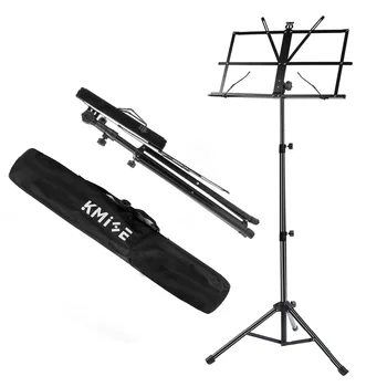 Kmise Adjustable Foldable Sheet Music Stand Holder Tripod Base Metal with carry bag for Student Practice
Kmise Adjustable Foldable Sheet Music Stand Holder Tripod Base Metal with carry bag for Student Practice