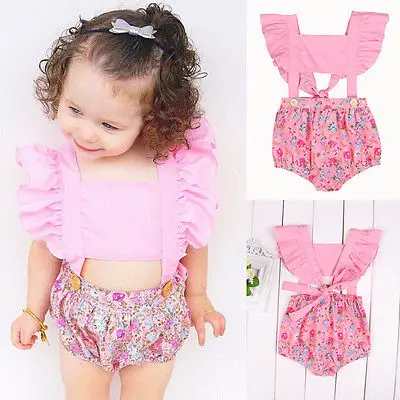 US STOCK Baby Girls Floral Rompers New Summer Kids Newborn Infant Baby Girl Ruffles Romper Jumpsuit Outfits Sunsuit Clothes
US STOCK Baby Girls Floral Rompers New Summer Kids Newborn Infant Baby Girl Ruffles Romper Jumpsuit Outfits Sunsuit Clothes
