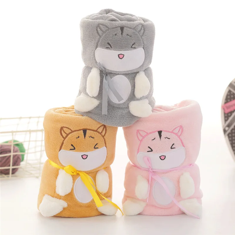 2018 Autumn Cartoon Hamster Air Conditioning Blanket Office Bed Nap Soft Folding Blanket Portable Travel Carpet Holiday Gift
2018 Autumn Cartoon Hamster Air Conditioning Blanket Office Bed Nap Soft Folding Blanket Portable Travel Carpet Holiday Gift