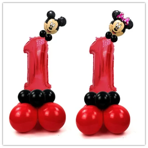 20pcs/set Mickey Minnie Head Red Number Foil Balloons 1st Birthday Party anniversary Decorations Kids Toys Baby Shower supplies
20pcs/set Mickey Minnie Head Red Number Foil Balloons 1st Birthday Party anniversary Decorations Kids Toys Baby Shower supplies