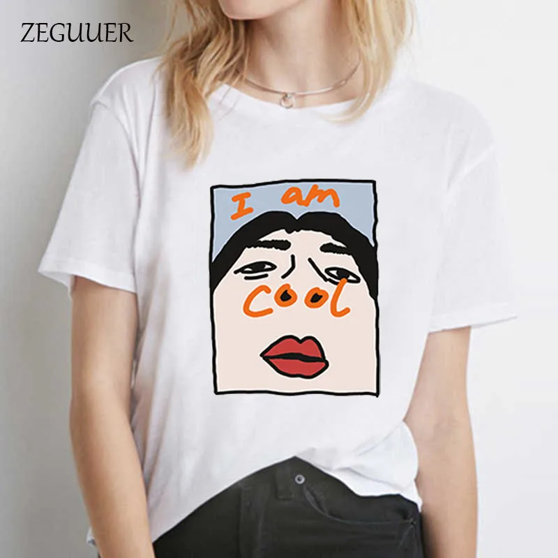 I Am Cool Funny Face Harajuku Print T Shirt Fashion Wind Cotton Round Neck Casual Clothes Summer Funny T Shirts Womens Clothing
I Am Cool Funny Face Harajuku Print T Shirt Fashion Wind Cotton Round Neck Casual Clothes Summer Funny T Shirts Womens Clothing