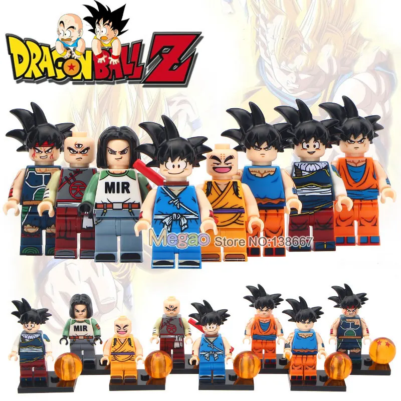 Single Sale Dragon Ball Goku With Different Suit Tien Shinhan Burduck Android 17 Krillin Building Blocks Children Toys
Single Sale Dragon Ball Goku With Different Suit Tien Shinhan Burduck Android 17 Krillin Building Blocks Children Toys