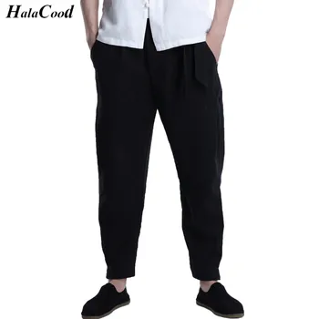 Fashion Men Pants Unique Hip Hop Harem Pants Quality Outwear Sweatpants Casual Mens Joggers Men's Trousers Cotton Linen Pants 
Fashion Men Pants Unique Hip Hop Harem Pants Quality Outwear Sweatpants Casual Mens Joggers Men's Trousers Cotton Linen Pants