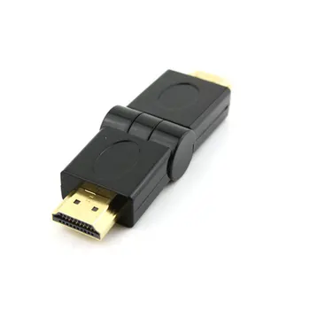 180 Rotating 90 angled HDMI Male to Male Adapter MM