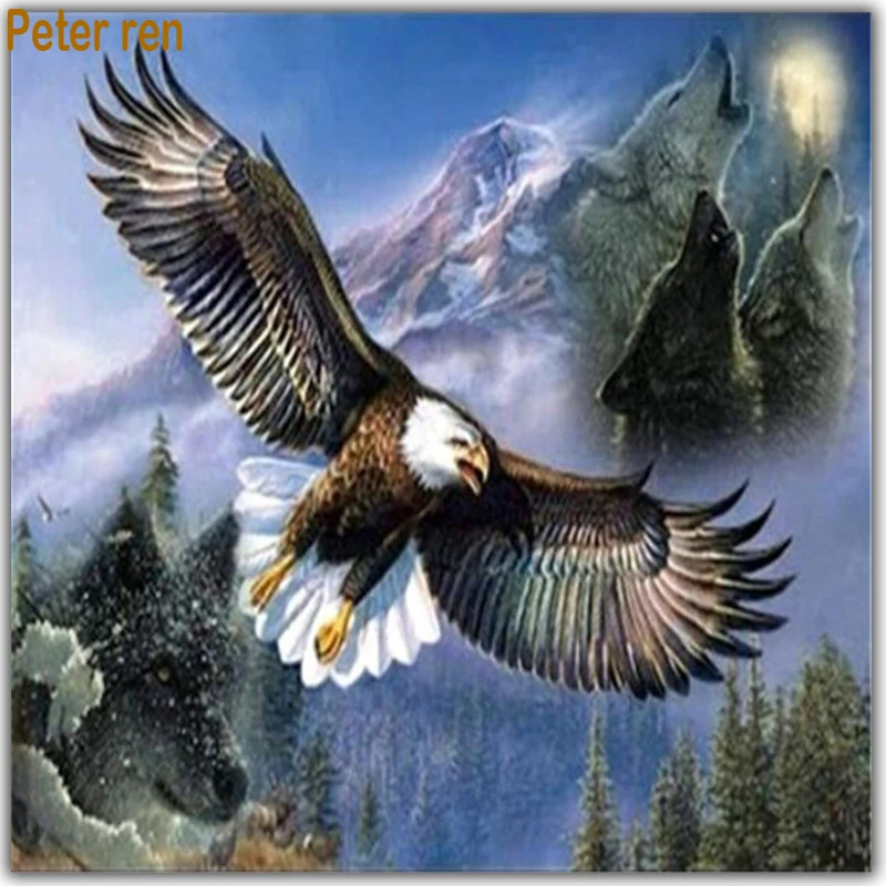Peter ren Diamond painting cross stitch DIY Diamond embroidery animal 3d Square & Round icon mosaic Full Drawing Wolverine Eagle
Peter ren Diamond painting cross stitch DIY Diamond embroidery animal 3d Square & Round icon mosaic Full Drawing Wolverine Eagle