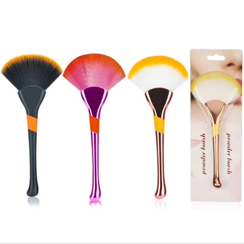 Professional rainbow fan shape single makeup brushes thin waist handle colorful brush Scattered powder fan blush brush
Professional rainbow fan shape single makeup brushes thin waist handle colorful brush Scattered powder fan blush brush