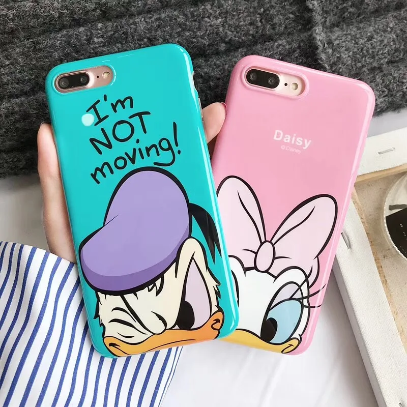 Cute Korea Cartoon Daisy Donald Duck Glossy Shine Soft TPU Back Cover Case For iPhoneXS MAX 8P 6s 7plus Phone Shell Protection
Cute Korea Cartoon Daisy Donald Duck Glossy Shine Soft TPU Back Cover Case For iPhoneXS MAX 8P 6s 7plus Phone Shell Protection