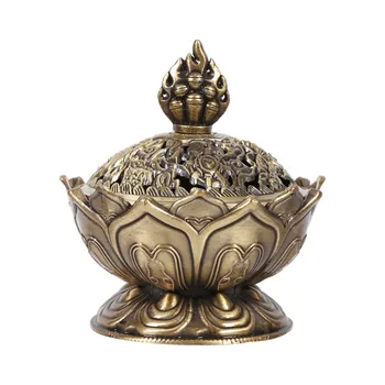 Holy Tibetan Lotus Incense Burner Alloy Bronze Incense Holder Metal Craft Handmade Censer for Office Home Decor Ganesha Z254
Holy Tibetan Lotus Incense Burner Alloy Bronze Incense Holder Metal Craft Handmade Censer for Office Home Decor Ganesha Z254