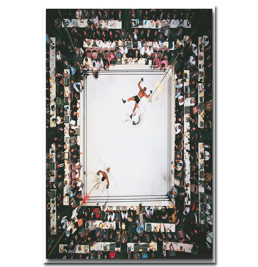 J3264- Muhammad Ali vs Sonny Liston 1965 Boxing Pop 14x21 24x36 Inches Silk Art Poster Top Fabric Print Home Wall Decor
J3264- Muhammad Ali vs Sonny Liston 1965 Boxing Pop 14x21 24x36 Inches Silk Art Poster Top Fabric Print Home Wall Decor