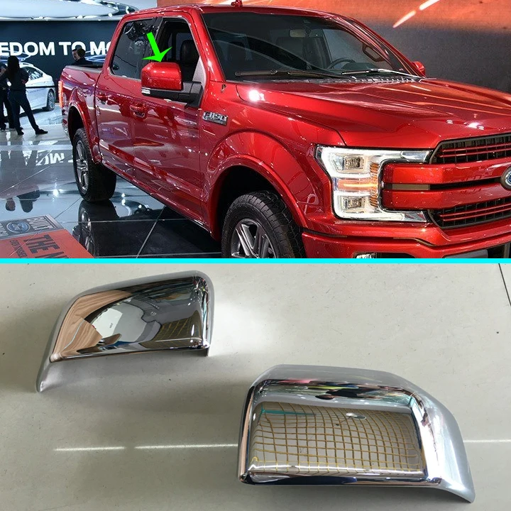 ABS Chrome Side Mirror Cover Trim For Ford FJ150 2017 2018 Car Accessories Stickers
ABS Chrome Side Mirror Cover Trim For Ford FJ150 2017 2018 Car Accessories Stickers