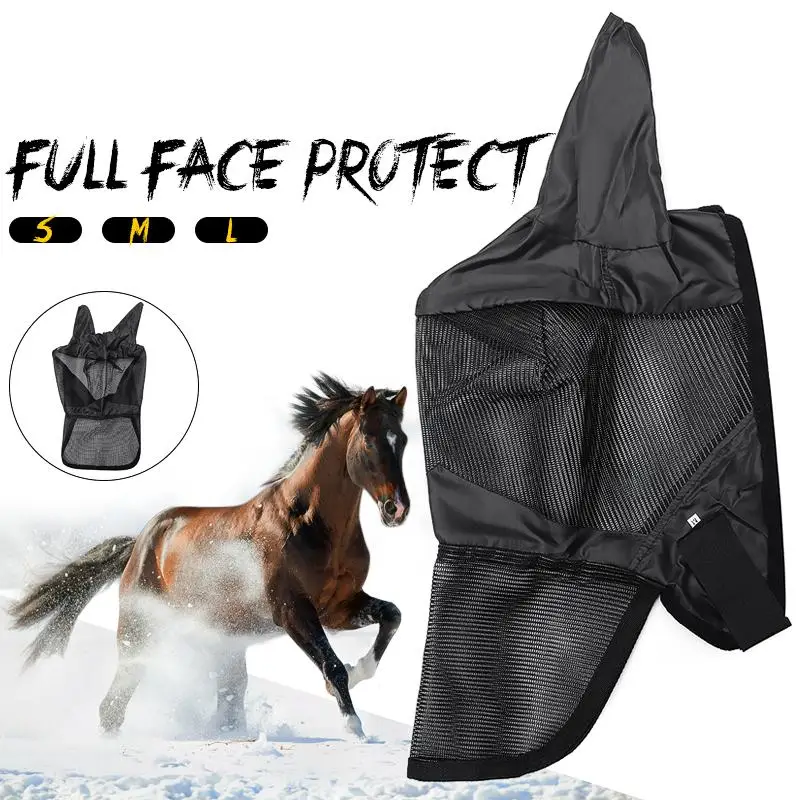 M/L Horse Fly Mask Hood Full Face Nose PVC mesh Anti-flies Midges Black with Ears Pet Supplies cool comfort and dry quickly
M/L Horse Fly Mask Hood Full Face Nose PVC mesh Anti-flies Midges Black with Ears Pet Supplies cool comfort and dry quickly