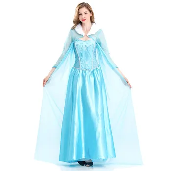 Elsa Princess Adult Women Fancy Party Dress Halloween Roleplay Costume Elsa Dresses Blue Snow Queen Cosplay Dress
Elsa Princess Adult Women Fancy Party Dress Halloween Roleplay Costume Elsa Dresses Blue Snow Queen Cosplay Dress