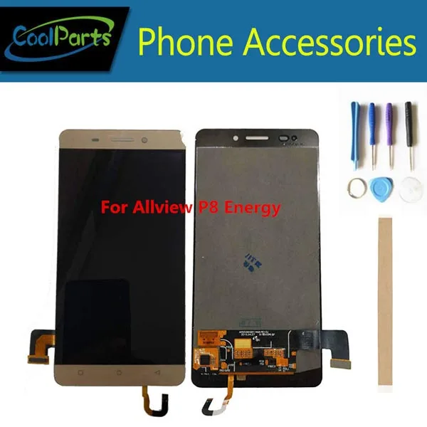 1PC/Lot 5.0 Inch For Allview P8 Energy Allview P8 Energy Pro LCD Display Screen+Touch Screen Digitizer Gold Color With Tape&Tool
1PC/Lot 5.0 Inch For Allview P8 Energy Allview P8 Energy Pro LCD Display Screen+Touch Screen Digitizer Gold Color With Tape&Tool