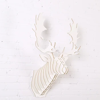 70cm (H) Wood Animals Head Creative Deer Head Wall Hanging For Art Home Office Store Hall Wall Decoration Red Black White WDM019 
70cm (H) Wood Animals Head Creative Deer Head Wall Hanging For Art Home Office Store Hall Wall Decoration Red Black White WDM019