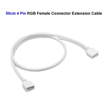 4 Pin Female RGB Connector Power Extension Cable 50cm LED Connectors Electric Wires For 5050 RGB LED Strip Lights
4 Pin Female RGB Connector Power Extension Cable 50cm LED Connectors Electric Wires For 5050 RGB LED Strip Lights