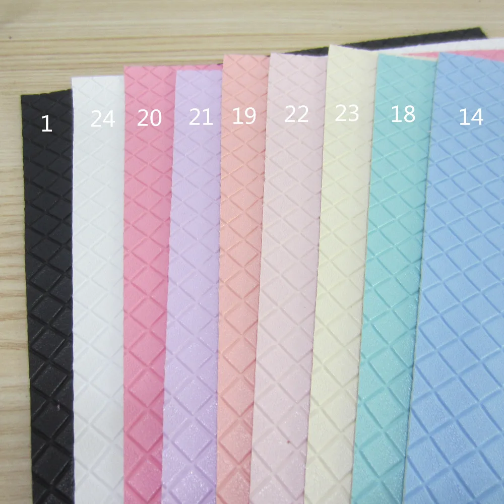 A4 sheet 8"x 11" embossed square Synthetic faux PU Leatherette leather fabric for bows bags craft DIY project 1pieces F0225
A4 sheet 8"x 11" embossed square Synthetic faux PU Leatherette leather fabric for bows bags craft DIY project 1pieces F0225