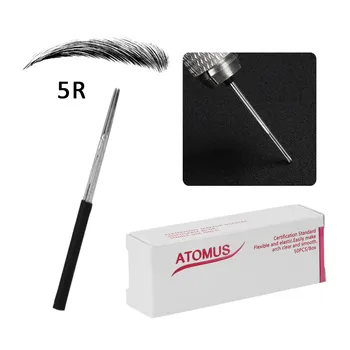 Wholesale 100Pcs Disposable Sterilized Tattoo Needles 5R Eyebrow Tattoo Microblading Needls Pen Machine Makeup Accessories
Wholesale 100Pcs Disposable Sterilized Tattoo Needles 5R Eyebrow Tattoo Microblading Needls Pen Machine Makeup Accessories