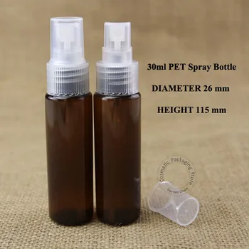 50pcs/lot 30ml Amber PET Perfume Spray Bottle 1OZ Plastic Makeup Tools Container Atomizing Cap Refillable Pot
50pcs/lot 30ml Amber PET Perfume Spray Bottle 1OZ Plastic Makeup Tools Container Atomizing Cap Refillable Pot