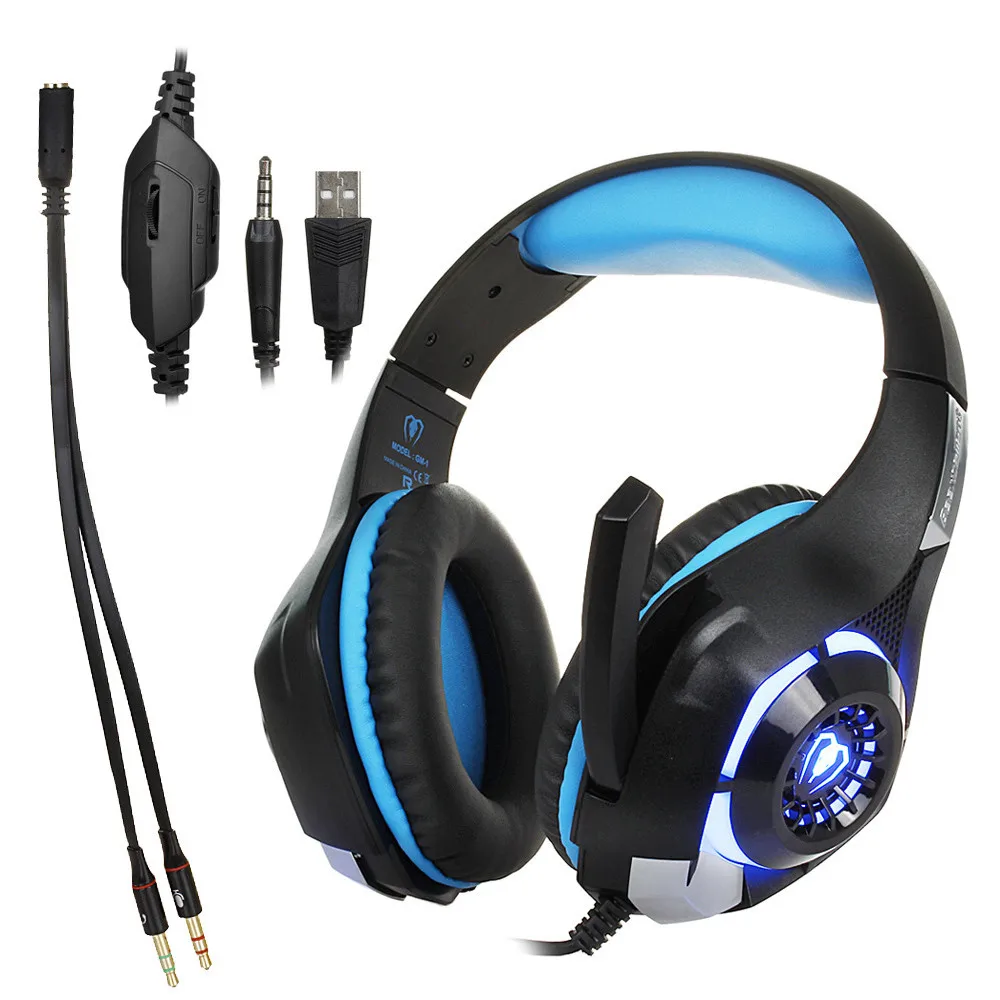 Best Gaming Earphones Computer PC PS4 Headset Microphone Headphone | Электроника