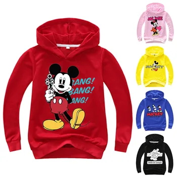 Mickey Hoodie Shirt For Boys Girls Cartoon Tops Spring Autumn Children Sport Sweatshirt For Kids Print T-shirt 3-14Yrs
Mickey Hoodie Shirt For Boys Girls Cartoon Tops Spring Autumn Children Sport Sweatshirt For Kids Print T-shirt 3-14Yrs