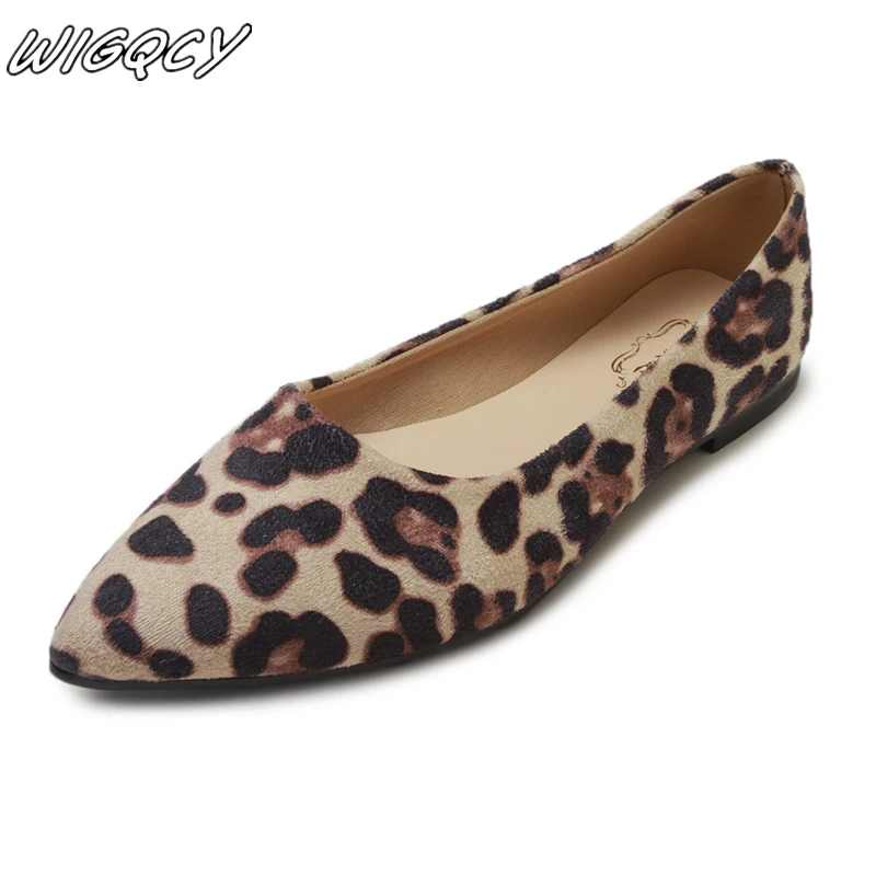 2019 fashion canvas casual women's flat shoes shallow mouth pointed non-slip breathable sets of feet outdoor sneakers Leopard
2019 fashion canvas casual women's flat shoes shallow mouth pointed non-slip breathable sets of feet outdoor sneakers Leopard