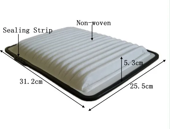 Free Shipment LX2999 Factory Outlet 15942429 High Quality Non-Woven Car Air Filter for HUMMER 31.2*25.5*5.3cm A3095C
Free Shipment LX2999 Factory Outlet 15942429 High Quality Non-Woven Car Air Filter for HUMMER 31.2*25.5*5.3cm A3095C
