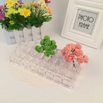24 grid rectangle large acrylic shelf storage box makeup organizer desk rangement cuisine rack Container cosmetic box
24 grid rectangle large acrylic shelf storage box makeup organizer desk rangement cuisine rack Container cosmetic box
