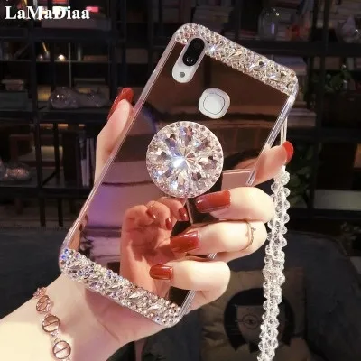 For Samsung S7 S8 S9 S10 Plus S7edge Note5 Note8 Note9 Luxury Glaring Sparkle Bling Diamond Stand Soft Mirror Anti-Fall Cover
For Samsung S7 S8 S9 S10 Plus S7edge Note5 Note8 Note9 Luxury Glaring Sparkle Bling Diamond Stand Soft Mirror Anti-Fall Cover