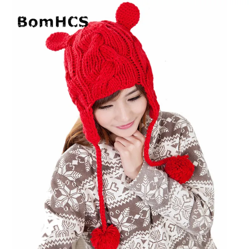 BomHCS Cute Girls Pussycat Ears Beanie 100% Handmade Knit Women's March Hat Cat Ear Cap Winter
BomHCS Cute Girls Pussycat Ears Beanie 100% Handmade Knit Women's March Hat Cat Ear Cap Winter
