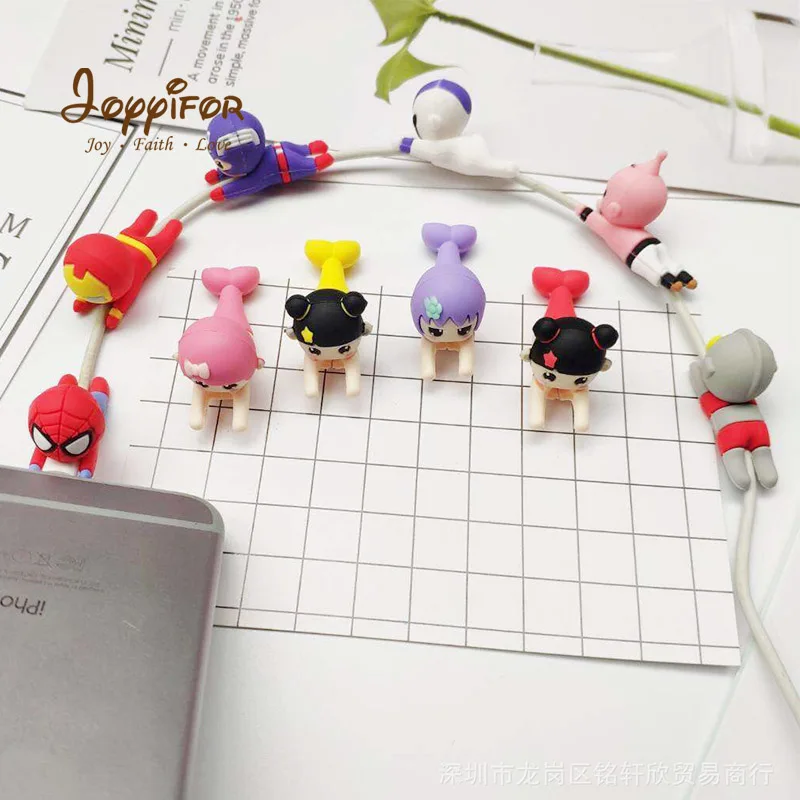 JOYYIFOR Spiderman Mermaid Figure Cable Protector Data Line Cord Protective Case Cable Winder Cover to iPhone USB Charging Cable
JOYYIFOR Spiderman Mermaid Figure Cable Protector Data Line Cord Protective Case Cable Winder Cover to iPhone USB Charging Cable