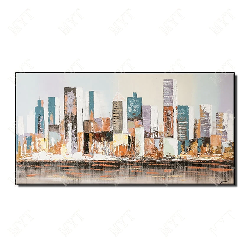 Hot sale Hand Painted Wall art Picture Abstract Coastal city building secnery Oil Painting on Canvas for Living room unframe
Hot sale Hand Painted Wall art Picture Abstract Coastal city building secnery Oil Painting on Canvas for Living room unframe
