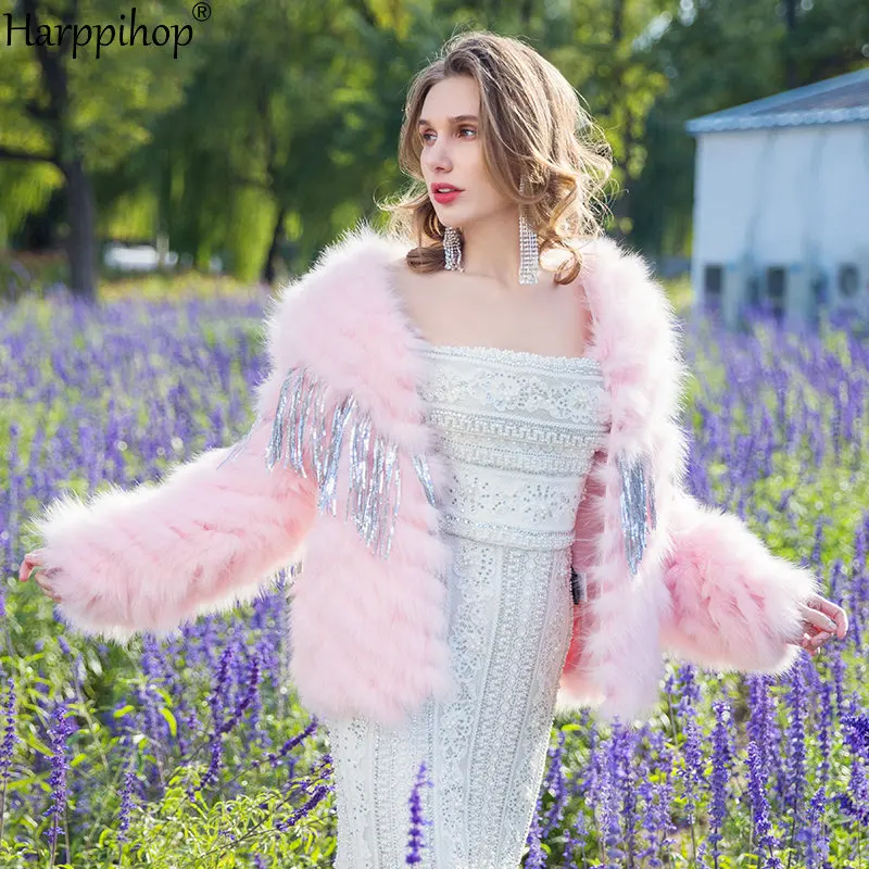 Fox fur coat female V-neck car manual tassel sequins 2019 autumn and winter new European station women's clothing
Fox fur coat female V-neck car manual tassel sequins 2019 autumn and winter new European station women's clothing