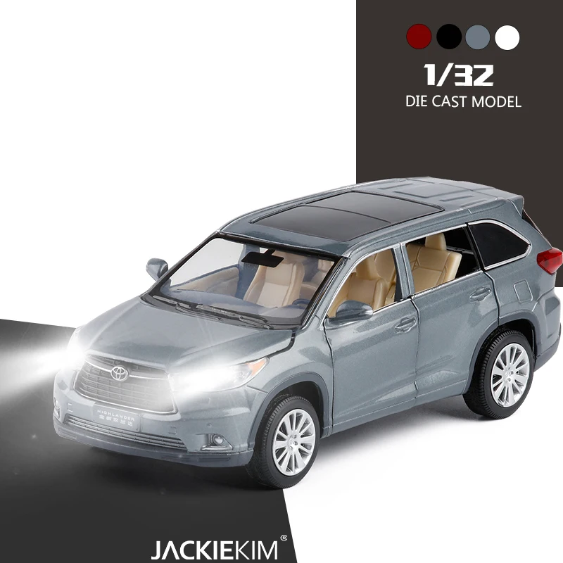 1:32 TOYOTA All New Highlander Diecast Alloy Car Model Toy Metal SUV Model 6 Doors Can Be Opened Gift For Kids Christmas Toys
1:32 TOYOTA All New Highlander Diecast Alloy Car Model Toy Metal SUV Model 6 Doors Can Be Opened Gift For Kids Christmas Toys