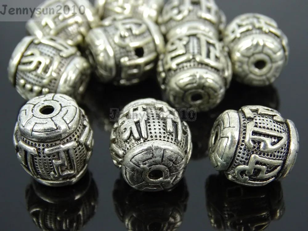 15mm Drum Vintage Patterned Tibetan Silver Spacer Connector Charm Beads 3 Hole Tibet Guru(Hollow) 50Pcs/Pack
15mm Drum Vintage Patterned Tibetan Silver Spacer Connector Charm Beads 3 Hole Tibet Guru(Hollow) 50Pcs/Pack