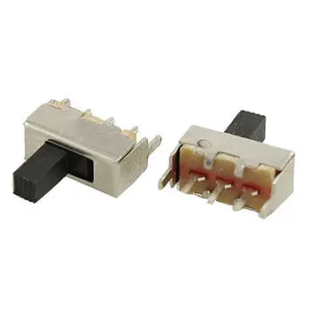 100pcs 6mm Height Knob 3 Pin 2 Position 1P2T SPDT Vertical Slide Switch 0.5A 50V DC SS12F44-G6
100pcs 6mm Height Knob 3 Pin 2 Position 1P2T SPDT Vertical Slide Switch 0.5A 50V DC SS12F44-G6