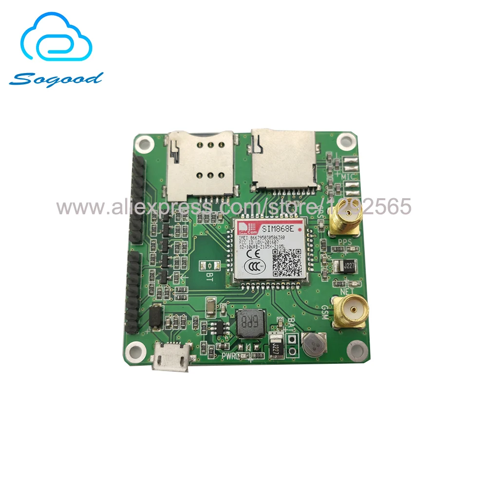 100% New&Original SIM868E breakout board EVB Board GSM/GPRS+GNSS DTMF Bluetooth 4.0 positioning module
100% New&Original SIM868E breakout board EVB Board GSM/GPRS+GNSS DTMF Bluetooth 4.0 positioning module