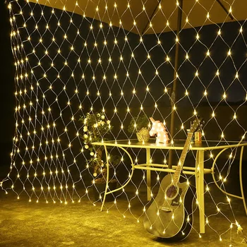 6*4m LED Fishing net shape string light holiday Patio Christmas Wedding decoration Waterproof outdoor light garland Decoration
6*4m LED Fishing net shape string light holiday Patio Christmas Wedding decoration Waterproof outdoor light garland Decoration